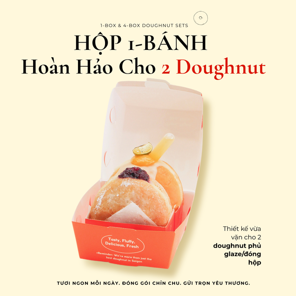 Bánh Doughnut Apple Crumble