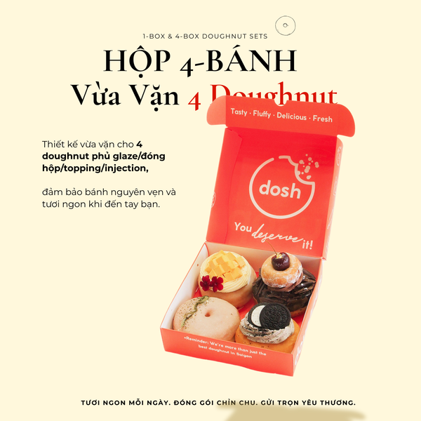 Bánh Doughnut Black Cherry Crown