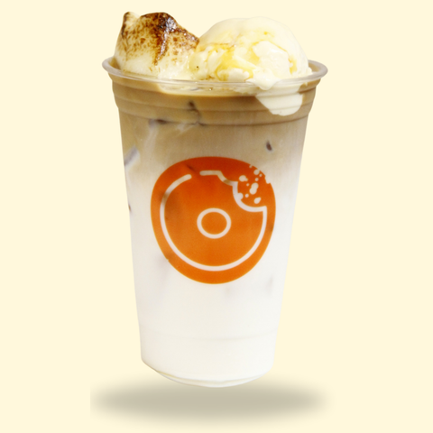 Cà Phê Sữa Lớp Kem Kẹo Dẻo - M (Iced Salted Caramel Coffee with Toasted Marshmallow - M)