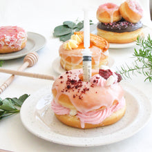 Load image into Gallery viewer, Strawberry Marshmallow Stuffed Donut
