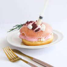 Load image into Gallery viewer, Strawberry Marshmallow Stuffed Donut
