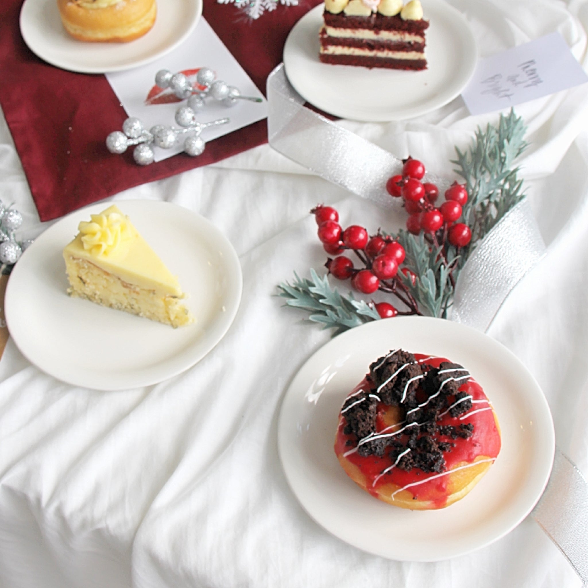 Spiked Christmas Mudcake Crumbs